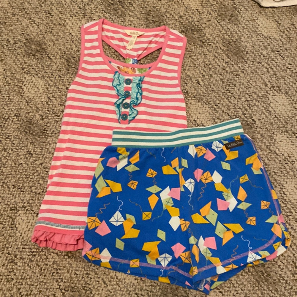 Girls 2 piece short set
